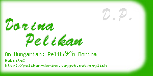 dorina pelikan business card